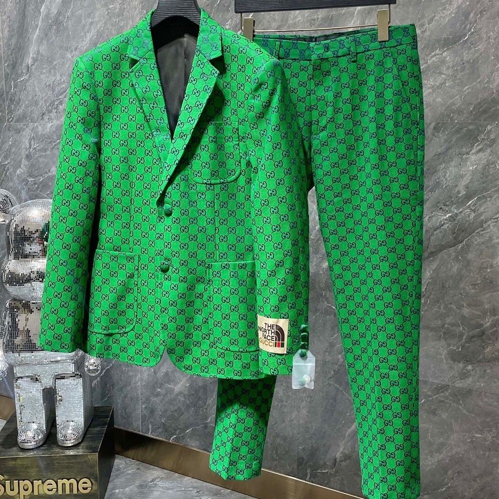 Green G High-end Trendy Casual Suit PD02032402