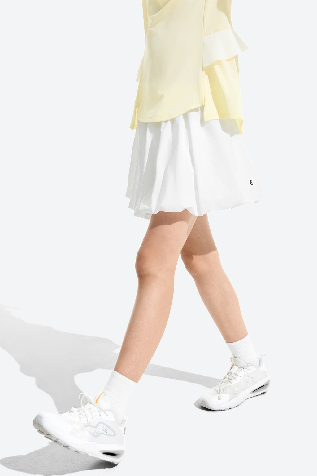 Girls Bubble Pleated Tennis Skort